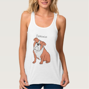 Camiseta Con Tirantes Thunder_Cove de la raza del bulldog