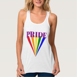 Camiseta Con Tirantes Tipografía del Orgullo Orgulloso arcoíris gay lgbt