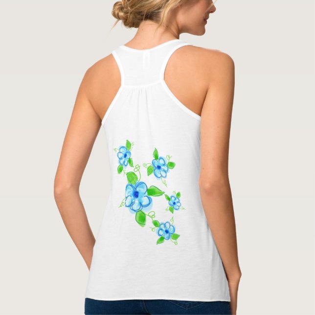 Camiseta Con Tirantes Toque De Azul (Reverso)