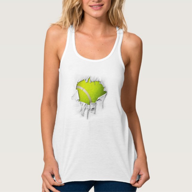 Camiseta Con Tirantes Torn Tennis Sports Bra (Anverso)