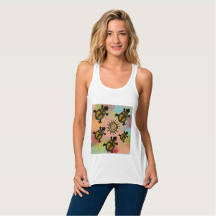 CAMISETA CON TIRANTES TORTUGAS DEL SUDOESTE ART    