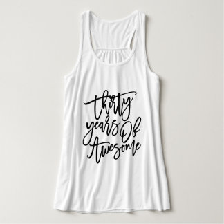 Camiseta Con Tirantes Treinta años de escritura el | negra impresionante