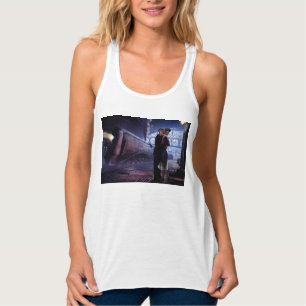 Camiseta Con Tirantes Tren azul