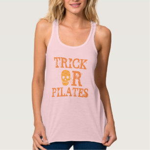 Camiseta Con Tirantes Trick o Pilates para el entrenamiento de Halloween