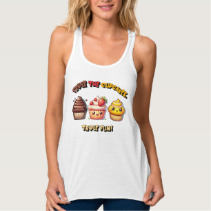 Camiseta Con Tirantes Triple los pasteles, Triple diversión!