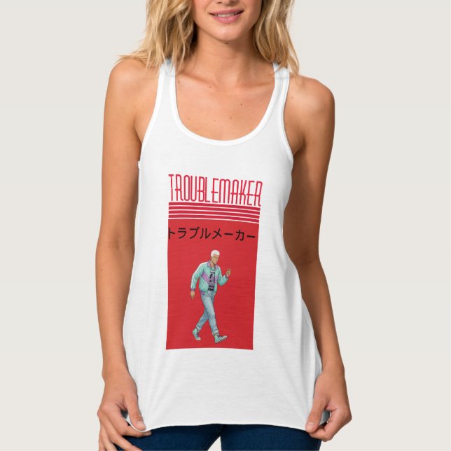 Camiseta Con Tirantes Troublemaker  (Anverso)