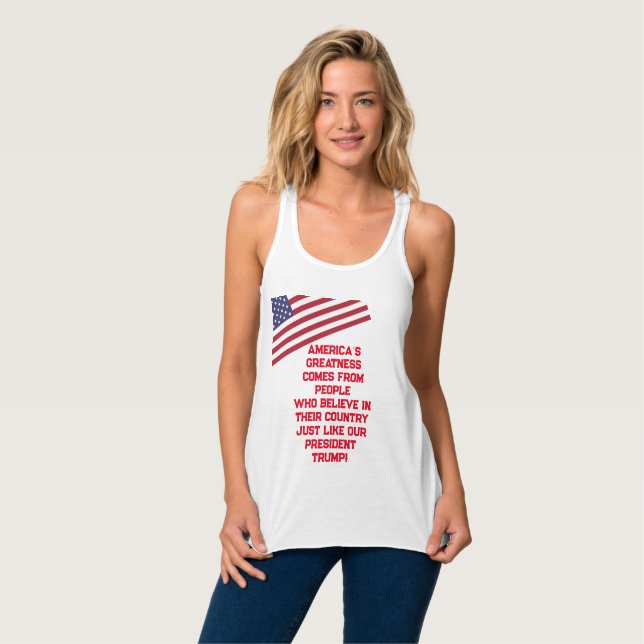CAMISETA CON TIRANTES TRUMP 2024 (Anverso completo)