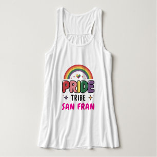 Camiseta Con Tirantes TU PERSONALIZADO Orgullo TRIBE Colorido LGBTQ+ Arc