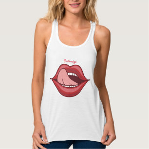 Camiseta Con Tirantes Tubos rojos abiertos de boca Thunder_Cove