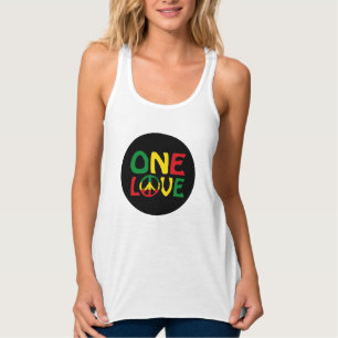 Camiseta Con Tirantes Un amor, diseño de reggae