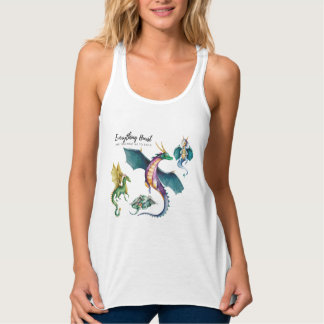 Camiseta Con Tirantes Un dragón es legendario como un reptil