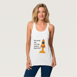 Camiseta Con Tirantes Un pequeño paso - Motivación
