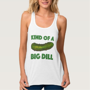 Camiseta Con Tirantes Una especie de "Big Dill" (Acuerdo) Green Kosher P