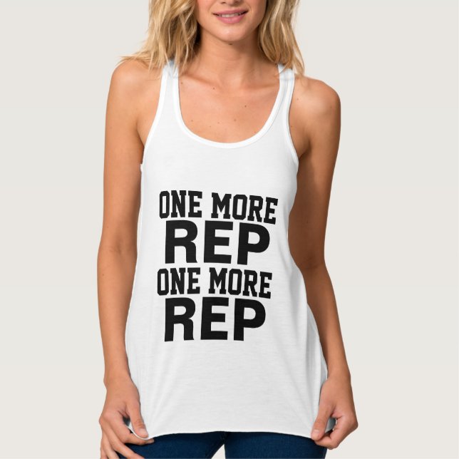 Camiseta Con Tirantes Una más motivación del entrenamiento del (Anverso)