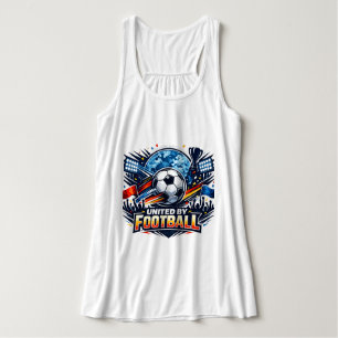 Camiseta Con Tirantes Unidos por el Fútbol – Vector Campeonato Global