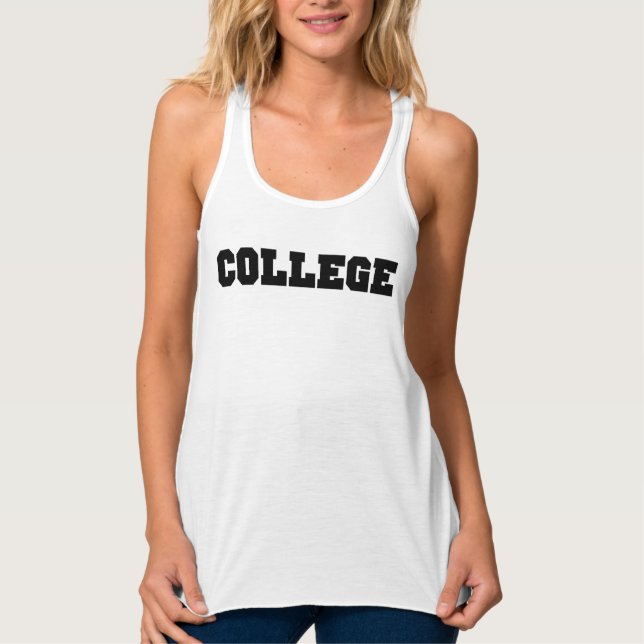 CAMISETA CON TIRANTES UNIVERSIDAD (Anverso)