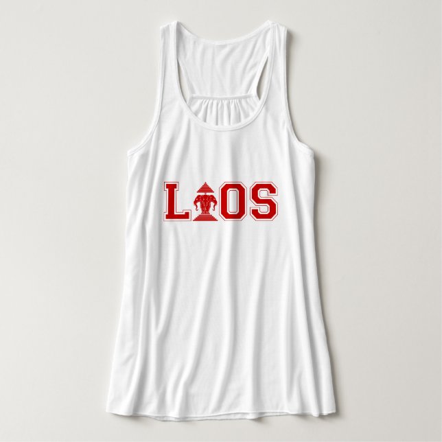 CAMISETA CON TIRANTES UNIVERSIDAD DE LAOS (Diseño del anverso)