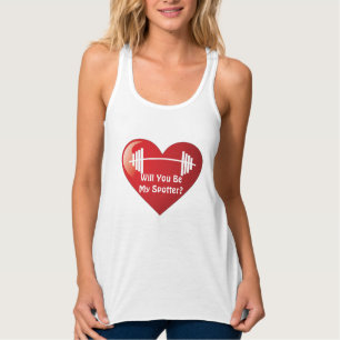 Camiseta Con Tirantes Usted será mi entrenamiento del gimnasio de