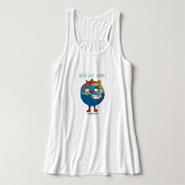 Camiseta Con Tirantes Usted va, chica (Diseño del anverso)