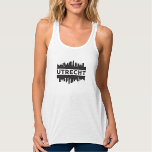 Camiseta Con Tirantes Utrecht City Cityscape Skyline Travel Funny Gift
