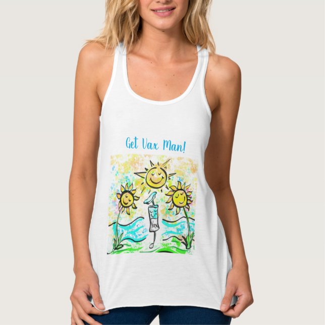 CAMISETA CON TIRANTES VACUNADO (Anverso)