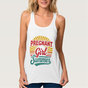 Camiseta Con Tirantes Verano Chica embarazada - Maternidad corta