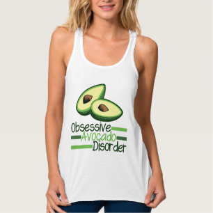 Camiseta Con Tirantes Verde obsesivo de Guay del desorden del aguacate