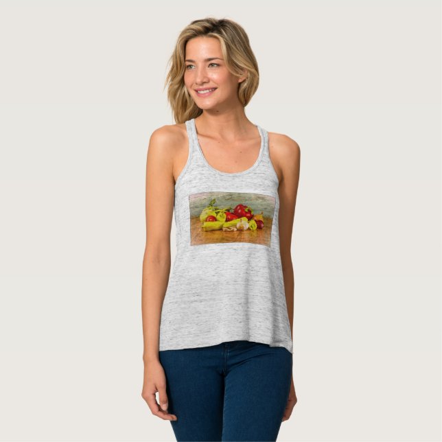 Camiseta Con Tirantes "Verduras" Foto Cute. ¡Hazte con una en Zazzle (Anverso completo)