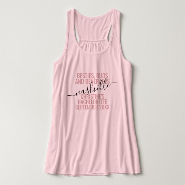 Camiseta Con Tirantes Viaje de chicas Bestias de Destino Personalizadas  (Diseño del anverso)