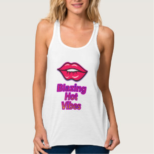 Camiseta Con Tirantes Vibes calientes deslumbrantes Bella+Canvas Flowy R