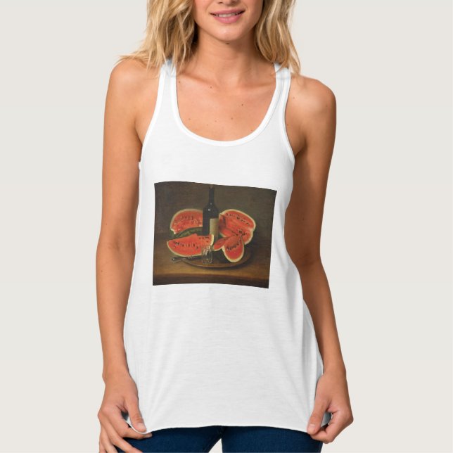 Camiseta Con Tirantes Vida muerta con sandías (por Constantin Stahi) (Anverso)
