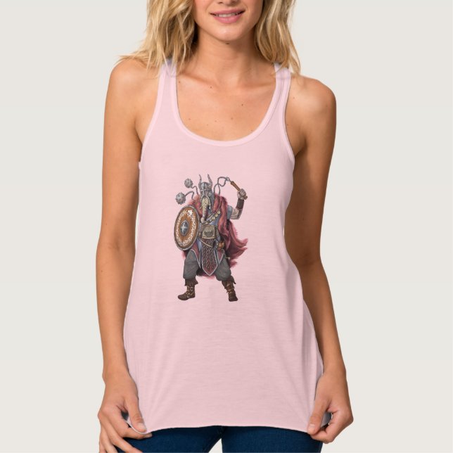Camiseta Con Tirantes Viking Warrior (Anverso)
