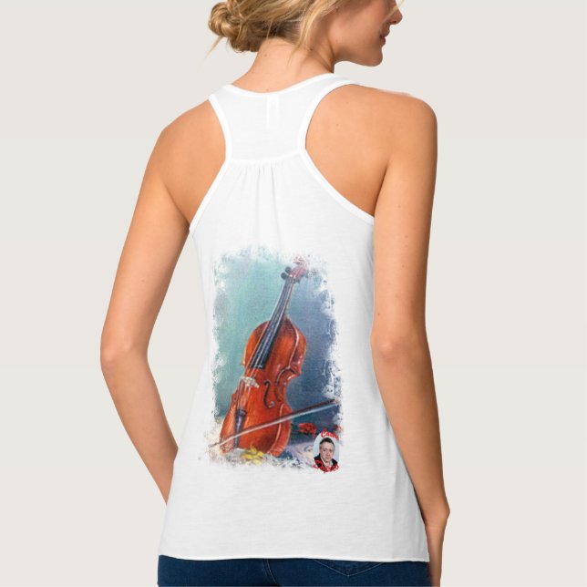 Camiseta Con Tirantes Violín (Reverso)