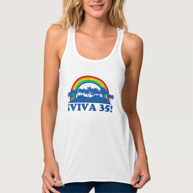 Camiseta Con Tirantes Viva35 (Anverso)
