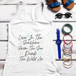 Camiseta Con Tirantes Viva en el Sunshine Swim the Sea