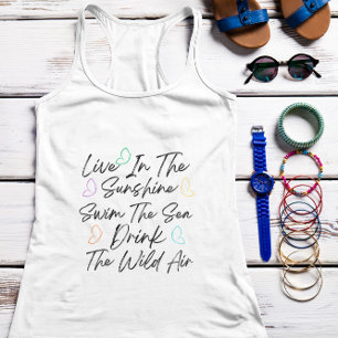 Camiseta Con Tirantes Viva en el Sunshine Swim the Sea