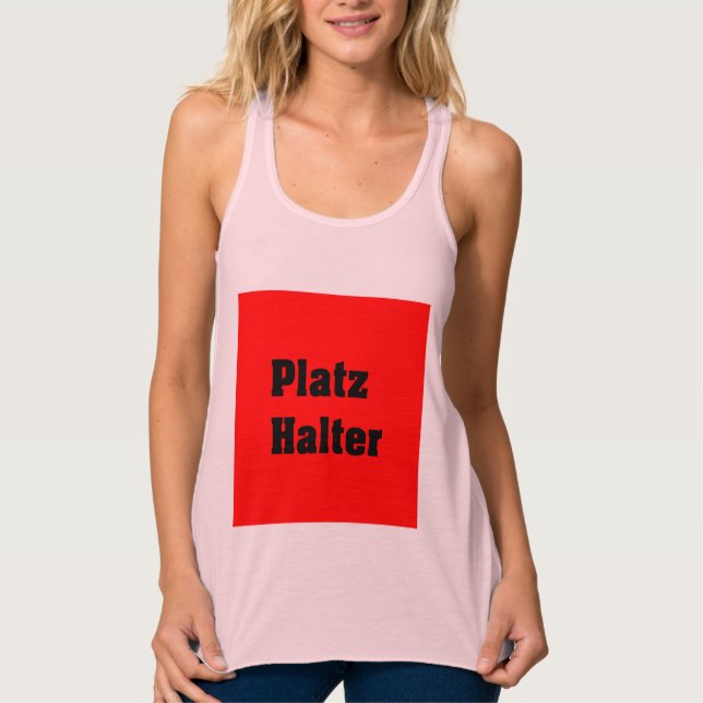 Camiseta Con Tirantes Vorlage (Anverso)