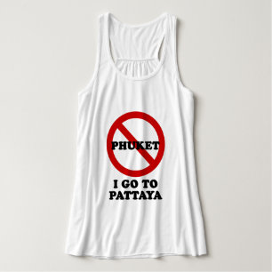 CAMISETA CON TIRANTES VOY A PATTAYA