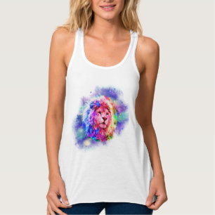 Camiseta Con Tirantes Watercolor Splash León universal