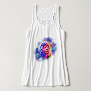 Camiseta Con Tirantes Watercolor Splash León universal