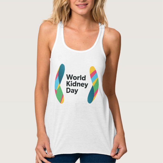 Camiseta Con Tirantes WKD Mujer Cañón delgado para el tanque de marcha a (Anverso)