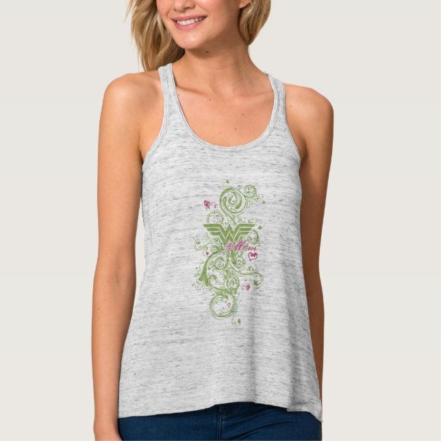 Camiseta Con Tirantes Wonder Mom Swirls (Anverso)