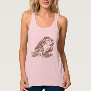 Camiseta Con Tirantes Wonder Woman Brown