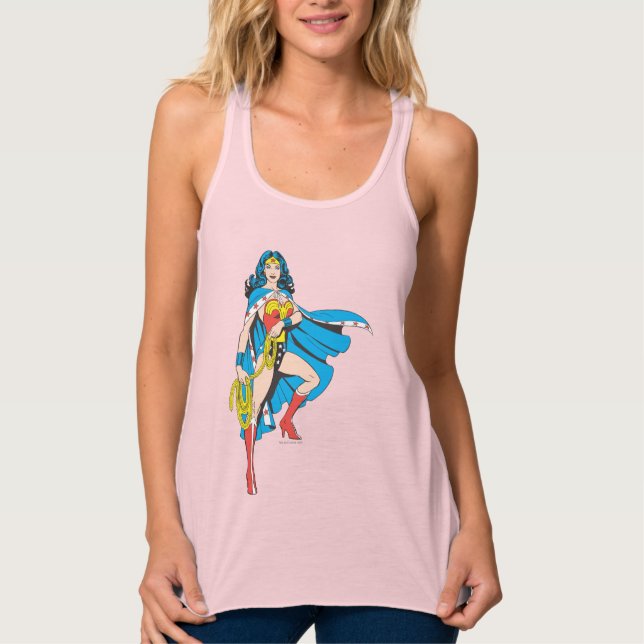 Camiseta Con Tirantes Wonder Woman Cape (Anverso)