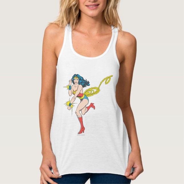 Camiseta Con Tirantes Wonder Woman Cuffs (Anverso)