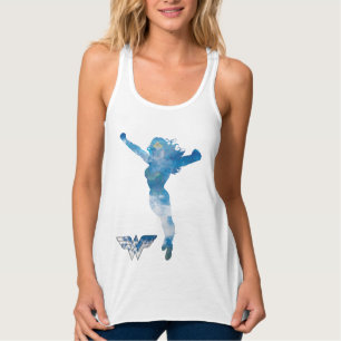 Camiseta Con Tirantes Wonman Blue Sky Silhouette