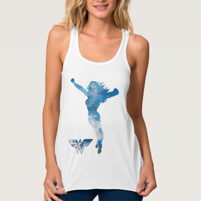 Camiseta Con Tirantes Wonman Blue Sky Silhouette (Anverso)