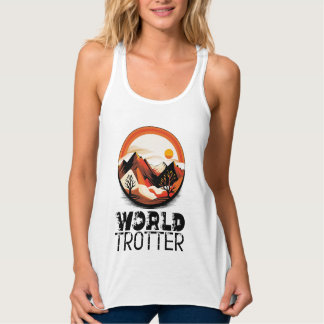 Camiseta Con Tirantes World Trotter - Aventura en el Horizonte