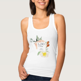 Camiseta Con Tirantes Yo hago Crew Pastel Floral Bridal Party