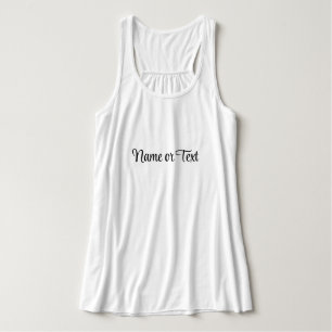 Camiseta Con Tirantes Yoga flojo Bella+Canvas de mujeres blancas